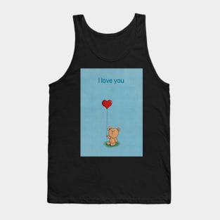 The Bear with the Big Heart - love Tank Top